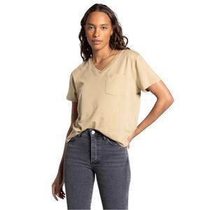 🌹 RECREATION BY THREAD & SUPPLY BUTTERY SOFT V NECK TEE